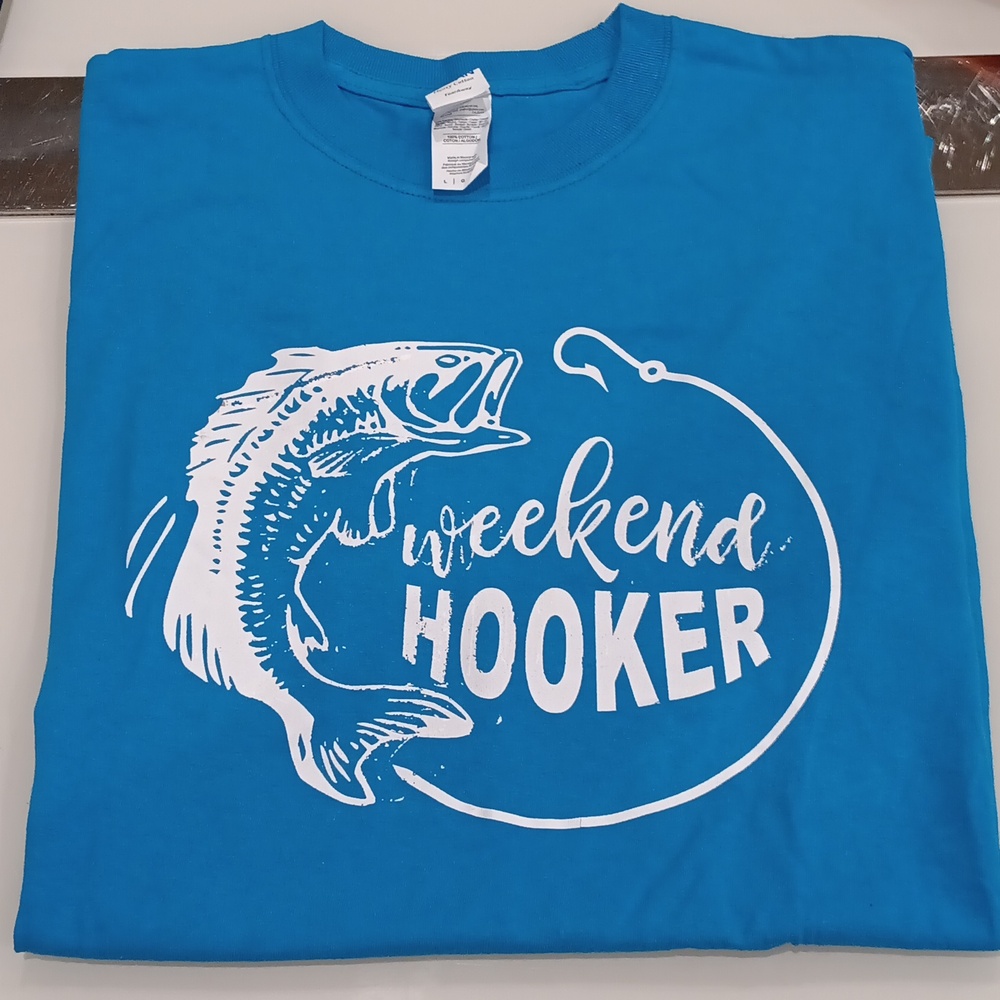 Funny fishing tee